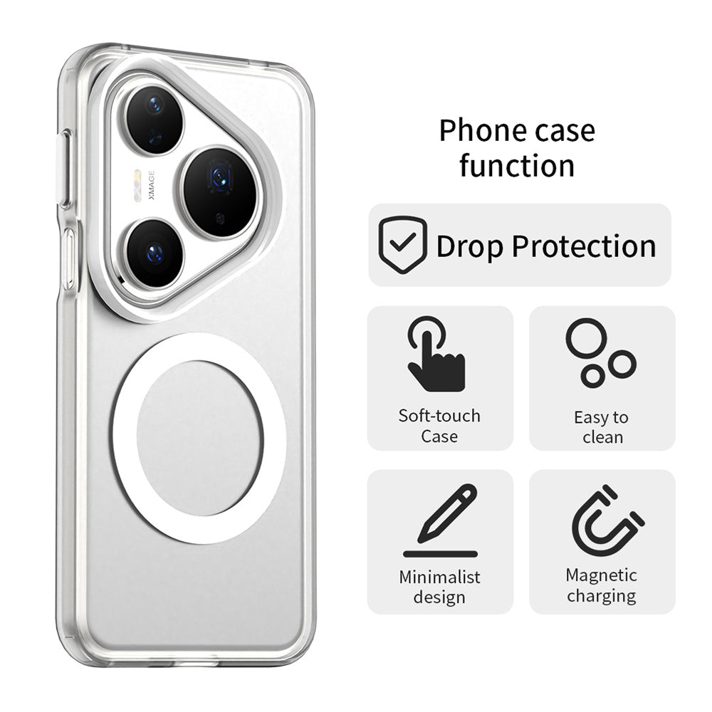 MagSafe Case for Huawei Pura 80 Pro, Techsuit, CandyCase, White