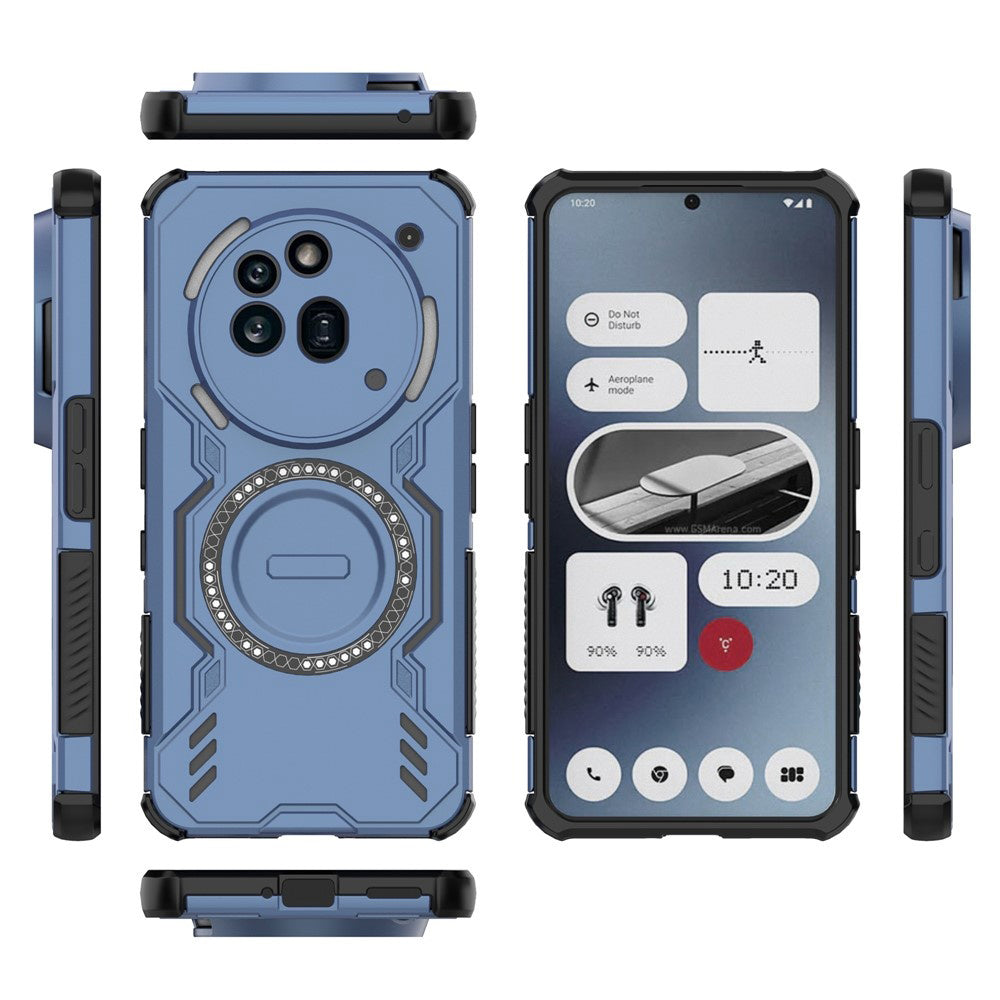 MagSafe Case for Nothing Phone (3a) Pro, Techsuit, ArmorMag, Blue
