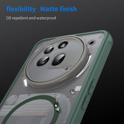 MagSafe Case for Nothing Phone (3a) Pro, Techsuit, HaloFrost II, Green
