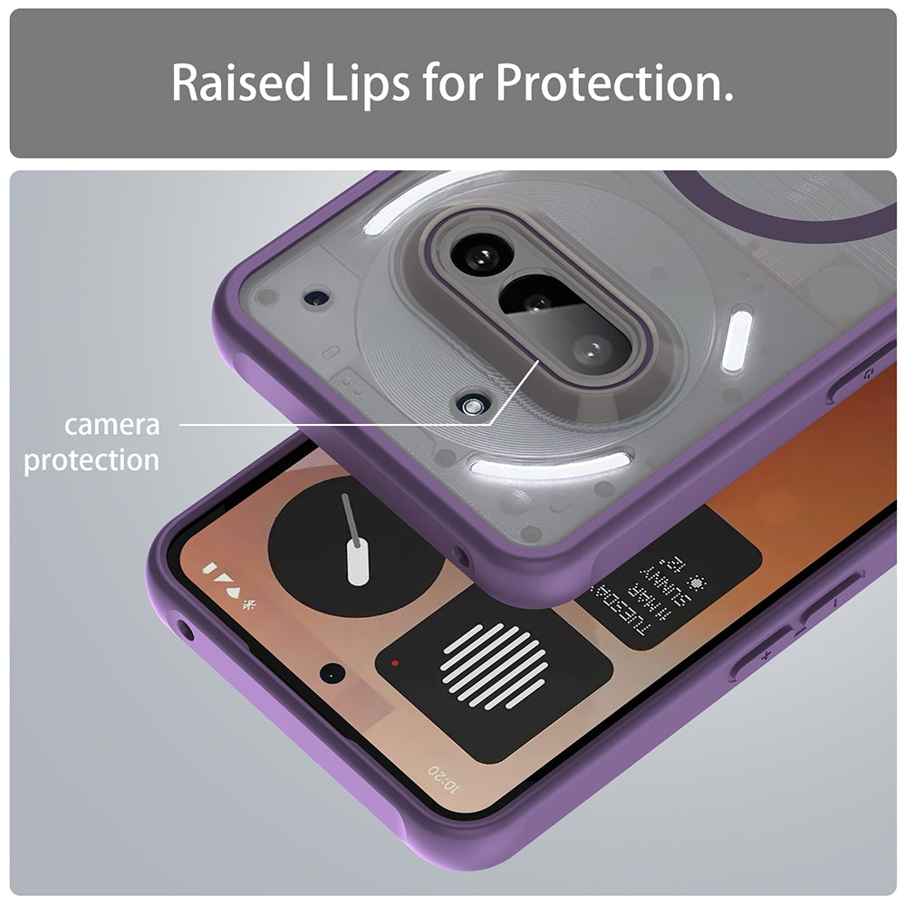 MagSafe Case for Nothing Phone (3a), Techsuit, HaloFrost II, Purple