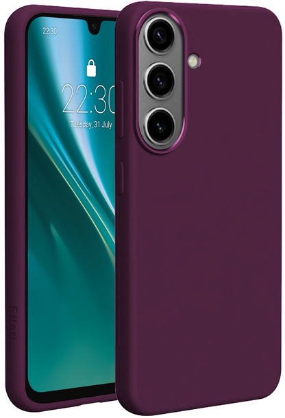 MagSafe Case for Samsung Galaxy A57 5G, Etteri, Silicone Mag, Burgundy