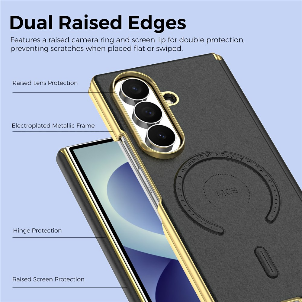 MagSafe Case for Samsung Galaxy Z Fold8 Ultra F976, OEM, Electroplated, Black