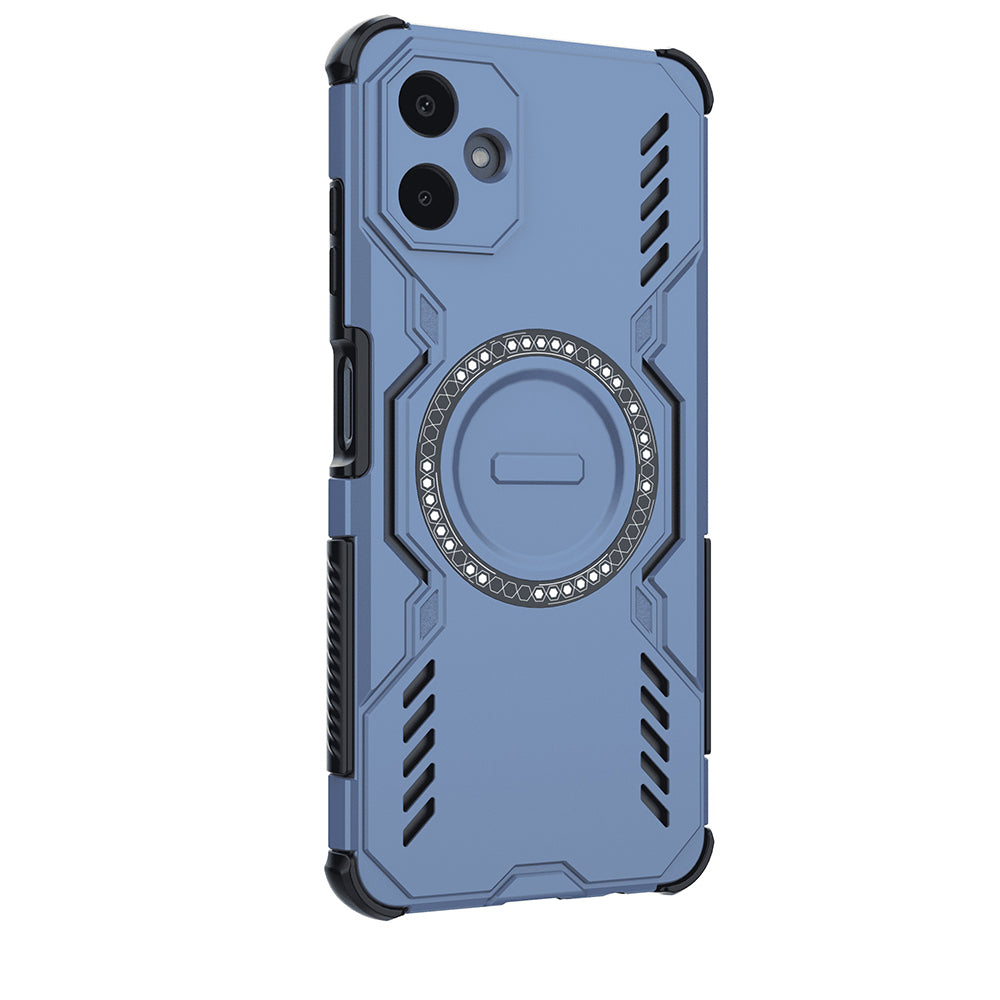 MagSafe Case for Samsung Galaxy A06 A065, Techsuit, ArmorMag, Blue