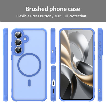 MagSafe Case for Samsung Galaxy A17 5G, Techsuit, HaloFrost II, Blue