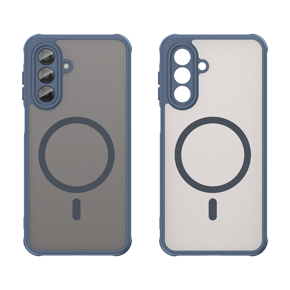 MagSafe Case for Samsung Galaxy A17 5G, Techsuit, HaloFrost II, Navy Blue