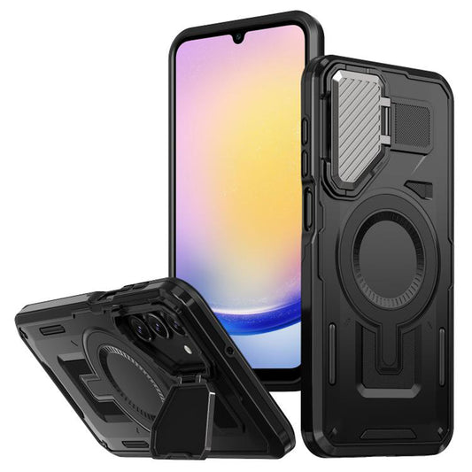 MagSafe Case for Samsung Galaxy A25 A256, Techsuit, CamVault, Black