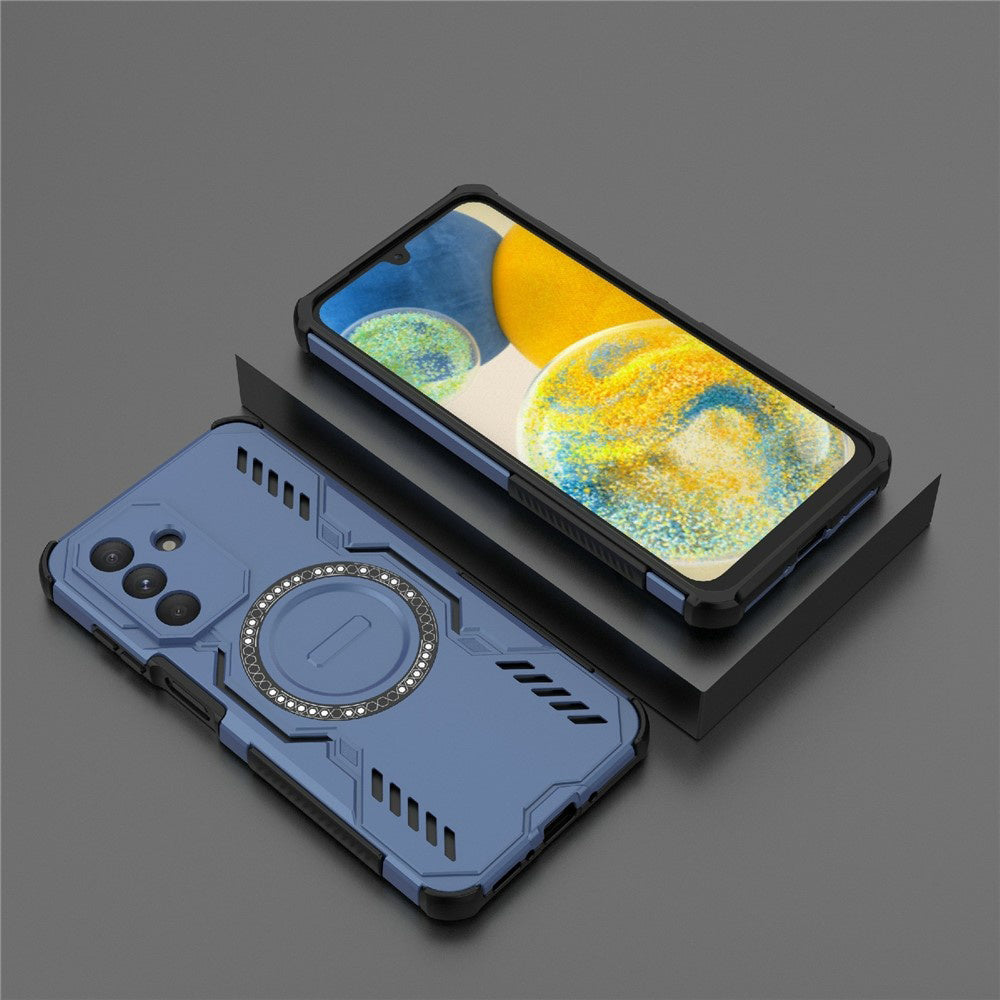 MagSafe Case for Samsung Galaxy A26 A266, Techsuit, ArmorMag, Blue