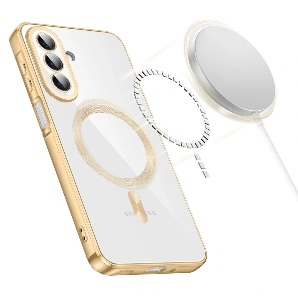 MagSafe Case for Samsung Galaxy A27 5G, Techsuit, Luxury Crystal, Light Purple
