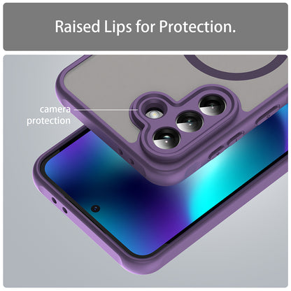 MagSafe Case for Samsung Galaxy A37 5G, Techsuit, HaloFrost II, Purple