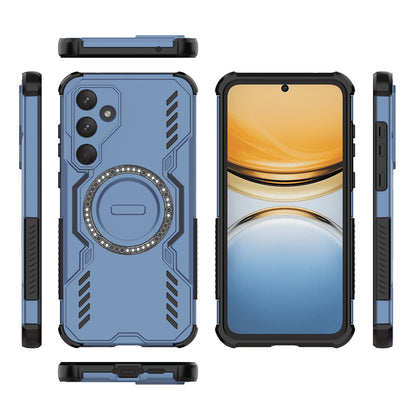 MagSafe Case for Samsung Galaxy A55 5G A556, Techsuit, ArmorMag, Blue