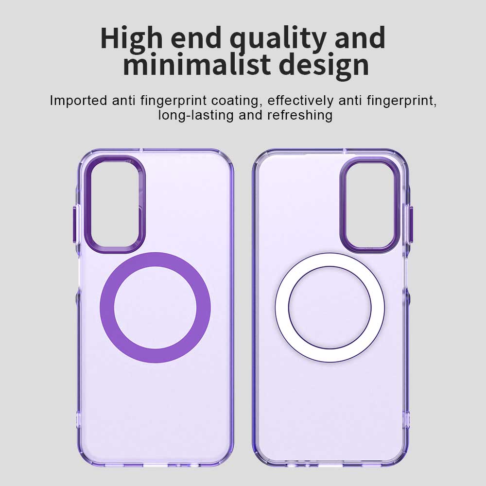 MagSafe Case for Samsung Galaxy A55 5G A556, Techsuit, CandyCase, Purple