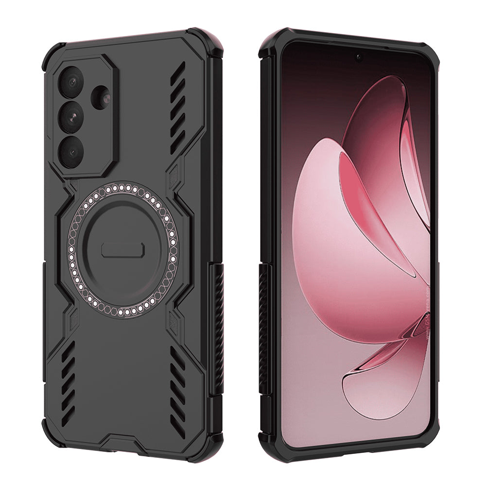 MagSafe Case for Samsung Galaxy A56 A566, Techsuit, ArmorMag, Black