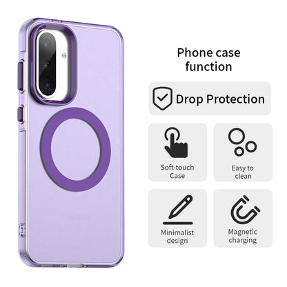 MagSafe Case for Samsung Galaxy A56 A566, Techsuit, CandyCase, Purple