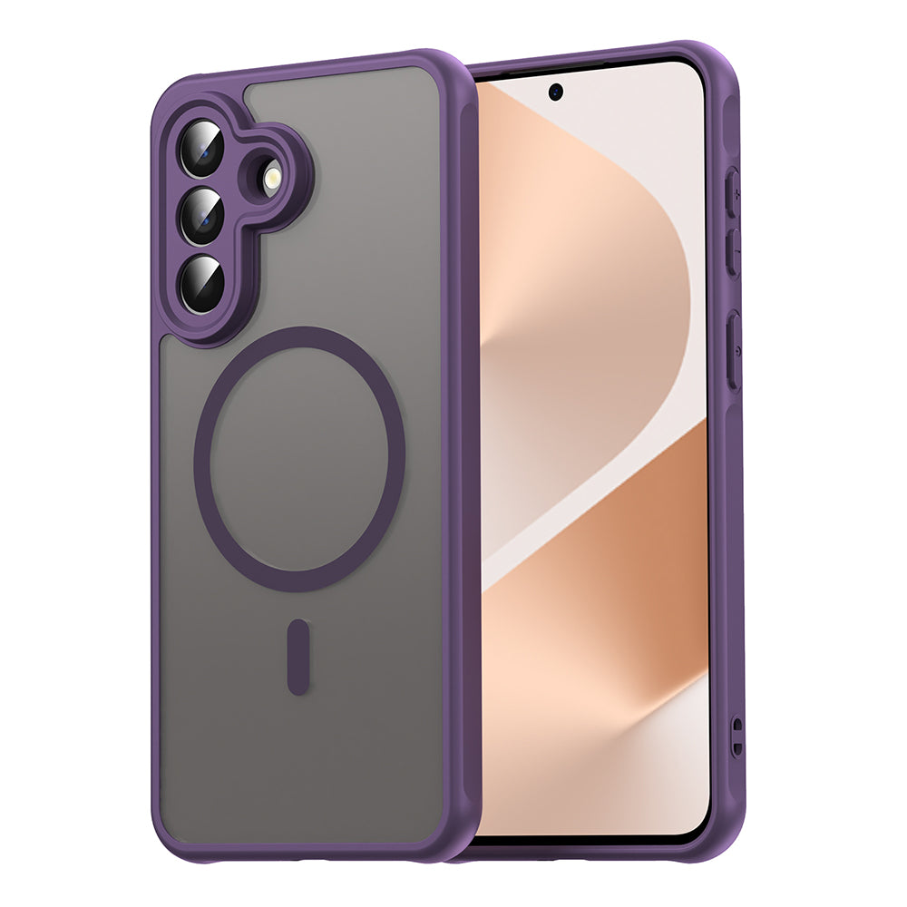 MagSafe Case for Samsung Galaxy A57 5G, Techsuit, HaloFrost II, Purple