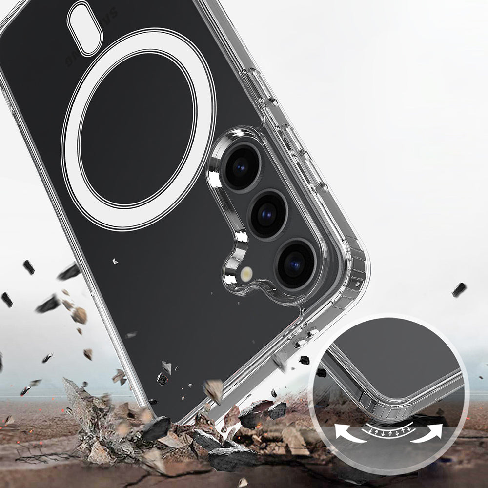 MagSafe Case for Samsung Galaxy A57 5G, Techsuit, Pro, Transparent