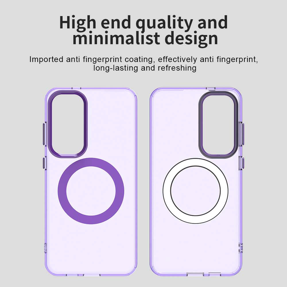 MagSafe Case for Samsung Galaxy S23 FE S711, Techsuit, CandyCase, Purple