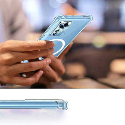 MagSafe Case for Samsung Galaxy S23 Ultra S918, Techsuit, Shockproof, Transparent