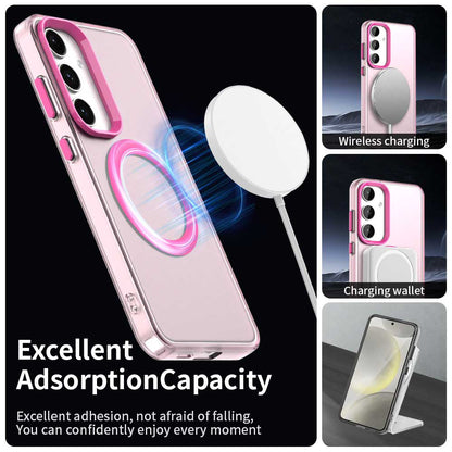 MagSafe Case for Samsung Galaxy S24 FE S721, Techsuit, CandyCase, Pink