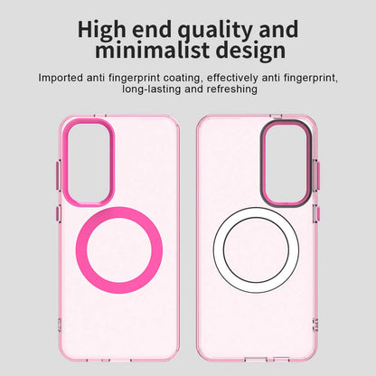 MagSafe Case for Samsung Galaxy S24 FE S721, Techsuit, CandyCase, Pink