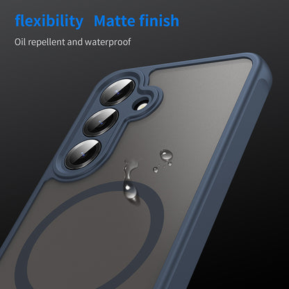 MagSafe Case for Samsung Galaxy S24+ S926, Techsuit, HaloFrost II, Navy Blue