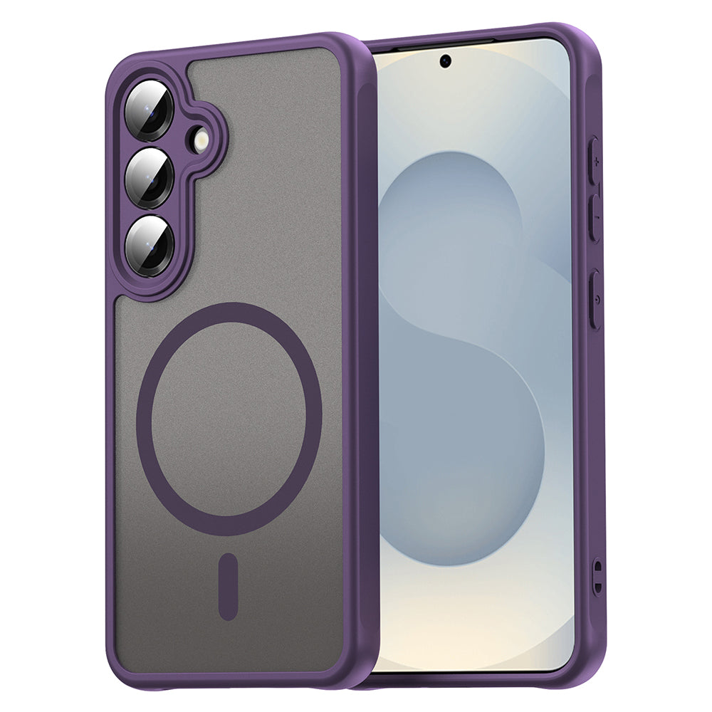 MagSafe Case for Samsung Galaxy S24 S921, Techsuit, HaloFrost II, Purple
