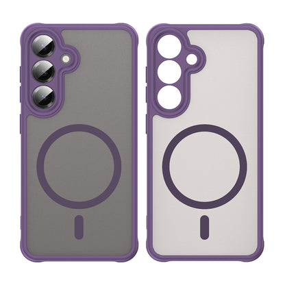 MagSafe Case for Samsung Galaxy S24 S921, Techsuit, HaloFrost II, Purple