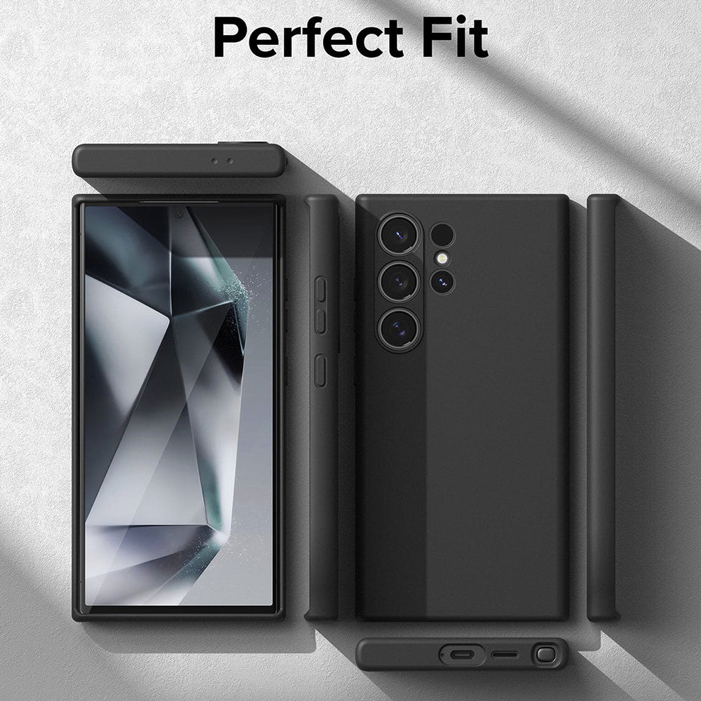 MagSafe Case for Samsung Galaxy S24 Ultra S928, Ringke, Silicone, Black