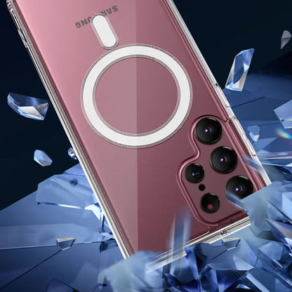 MagSafe Case for Samsung Galaxy S24 Ultra S928, Techsuit, Pro, Pink