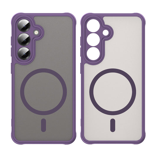 MagSafe Case for Samsung Galaxy S25 FE, Techsuit, HaloFrost II, Purple