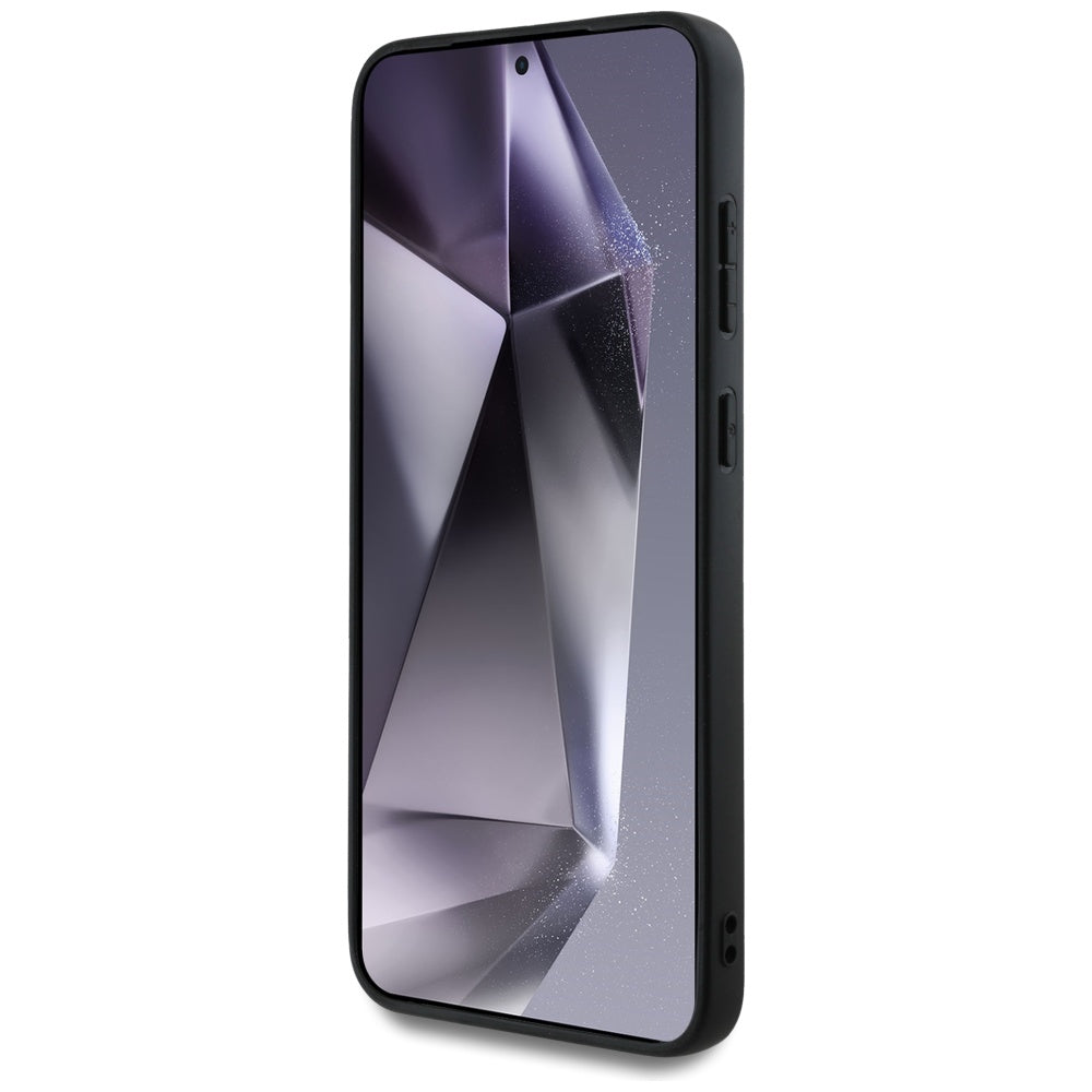 MagSafe Case for Samsung Galaxy S25+ S936, Guess, 4G Ring Classic Logo, Black