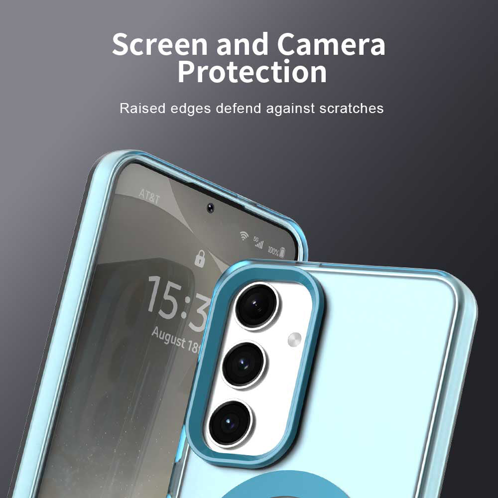 MagSafe Case for Samsung Galaxy S25+ S936 / S24+ S926, Techsuit, CandyCase, Blue