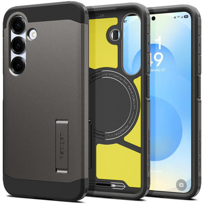 MagSafe Case for Samsung Galaxy S25+ S936, Spigen, Tough Armor, Gray