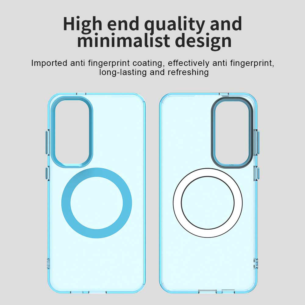 MagSafe Case for Samsung Galaxy S25 S931 / S24 S921, Techsuit, CandyCase, Blue