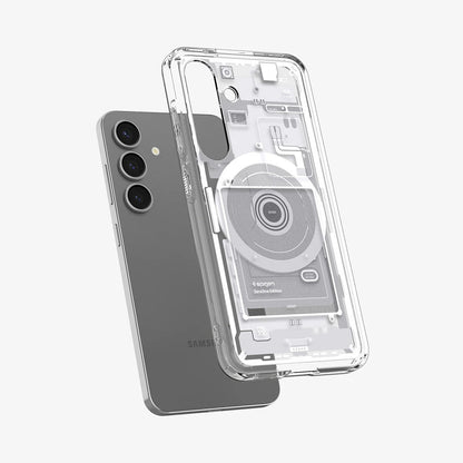 MagSafe Case for Samsung Galaxy S25 S931, Spigen, Ultra Hybrid Zero One, White ACS09004