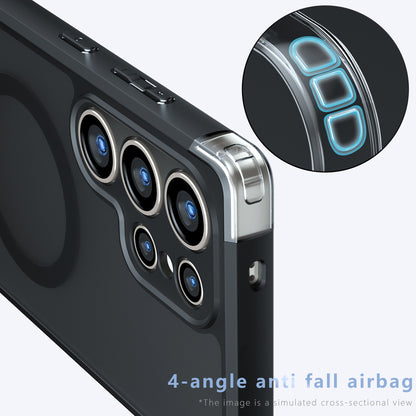 MagSafe Case for Samsung Galaxy S25 Ultra S938, Techsuit, PureFrost, Satin Black
