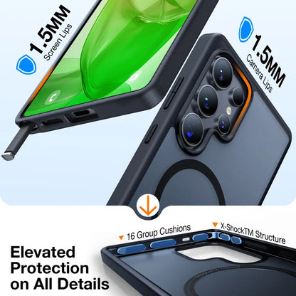 MagSafe Case for Samsung Galaxy S25 Ultra S938, Torras, Guardian, Transparent