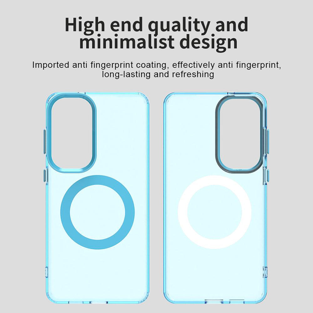 MagSafe Case for Samsung Galaxy S26 FE S741, Techsuit, CandyCase, Blue