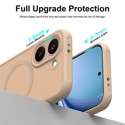 MagSafe Case for Samsung Galaxy S26 FE S741, Techsuit, HaloFrost II, Gold