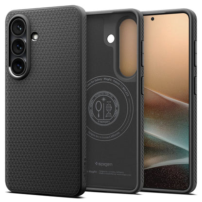 MagSafe Case for Samsung Galaxy S26 Plus S947, Spigen, Liquid Air, Matte Black ACS10704