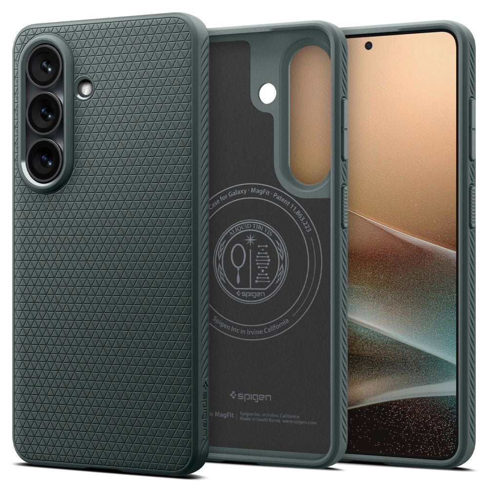 MagSafe Case for Samsung Galaxy S26 Plus S947, Spigen, Liquid Air, Green ACS10706