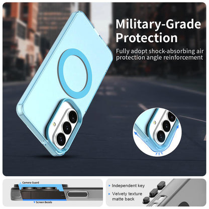 MagSafe Case for Samsung Galaxy S26 Plus, Techsuit, CandyCase, Blue