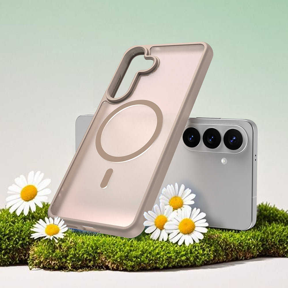 MagSafe Case for Samsung Galaxy S26 Plus, Techsuit, HaloFrost II, Gold