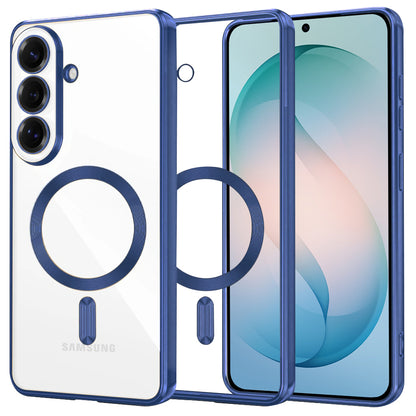 MagSafe Case for Samsung Galaxy S26 Plus, Techsuit, Luxury Crystal, Dark Blue