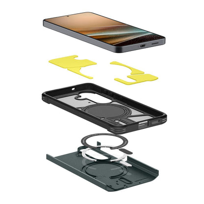 MagSafe Case for Samsung Galaxy S26 S942, Spigen, Tough Armor, Green ACS10740