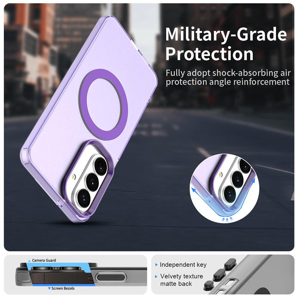 MagSafe Case for Samsung Galaxy S26 S942, Techsuit, CandyCase, Purple