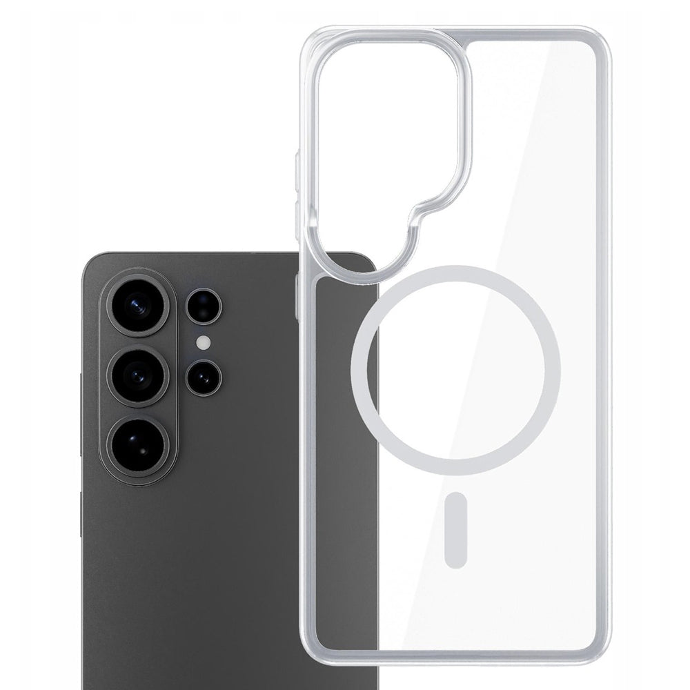 MagSafe Case for Samsung Galaxy S26 Ultra, 3MK, Armor MagCase, Transparent