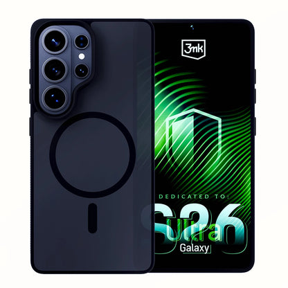 MagSafe Case for Samsung Galaxy S26 Ultra S948, 3MK, Smoke MagCase, Gray