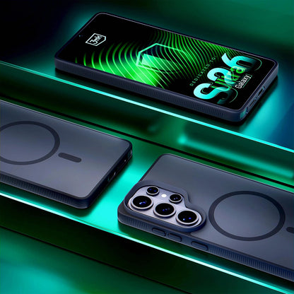 MagSafe Case for Samsung Galaxy S26 Ultra S948, 3MK, Smoke MagCase, Gray