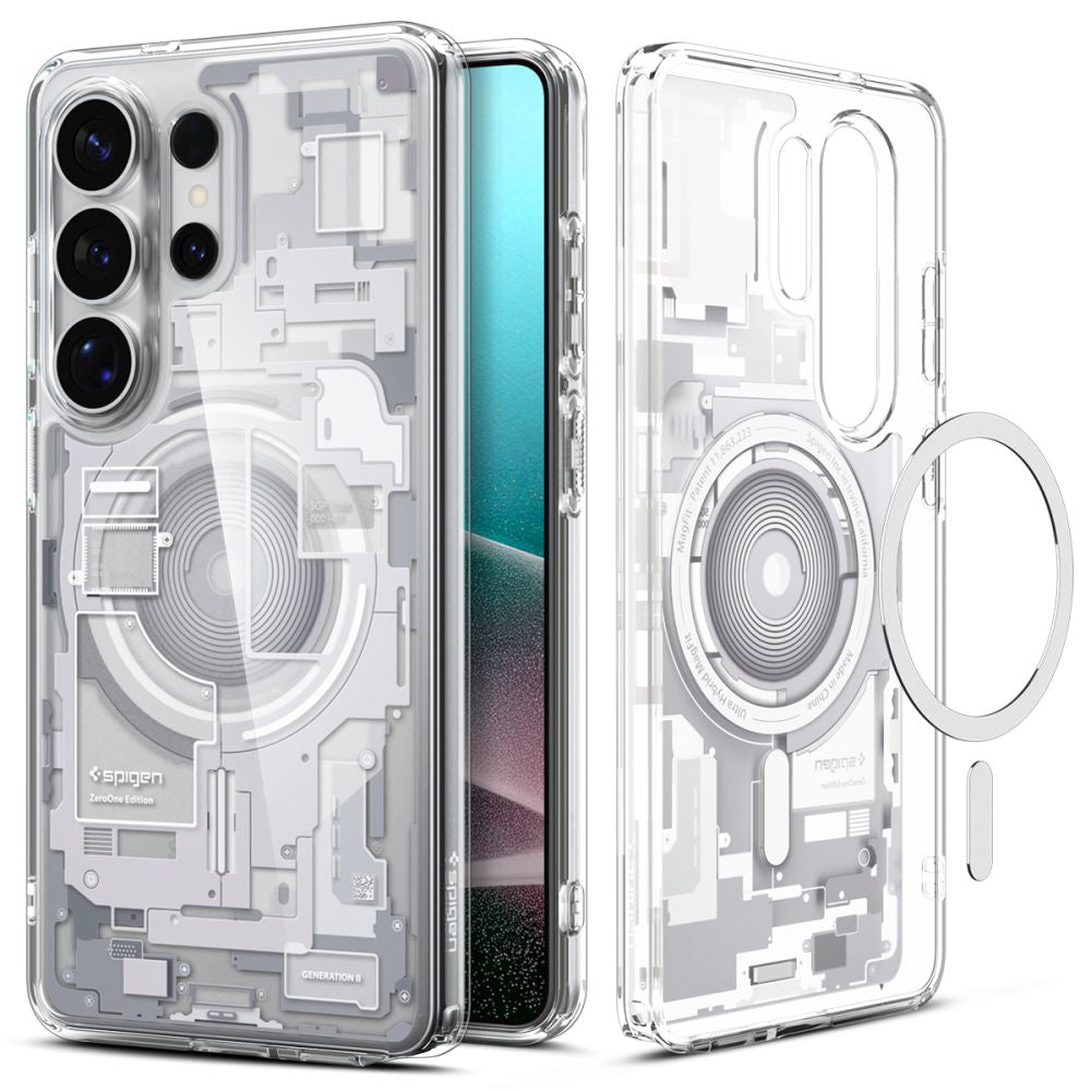 MagSafe Case for Samsung Galaxy S26 Ultra S948, Spigen, Ultra Hybrid Zero One, White ACS10683