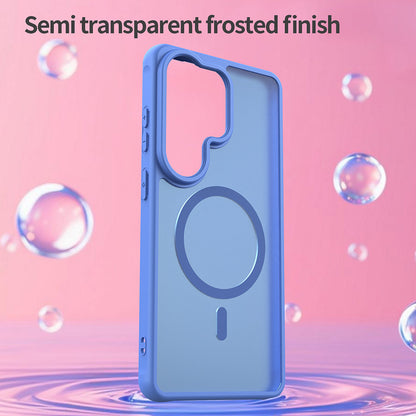 MagSafe Case for Samsung Galaxy S26 Ultra, Techsuit, HaloFrost II, Blue